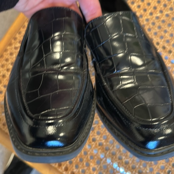 DV by Dolce Vita crocodile embossed black loafers - size 8.5 - Picture 11 of 11